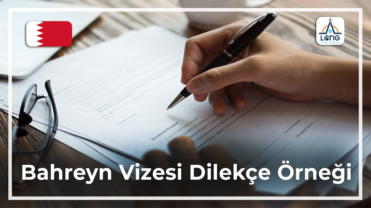 Vizesi Dilekçe Örneği Bahreyn