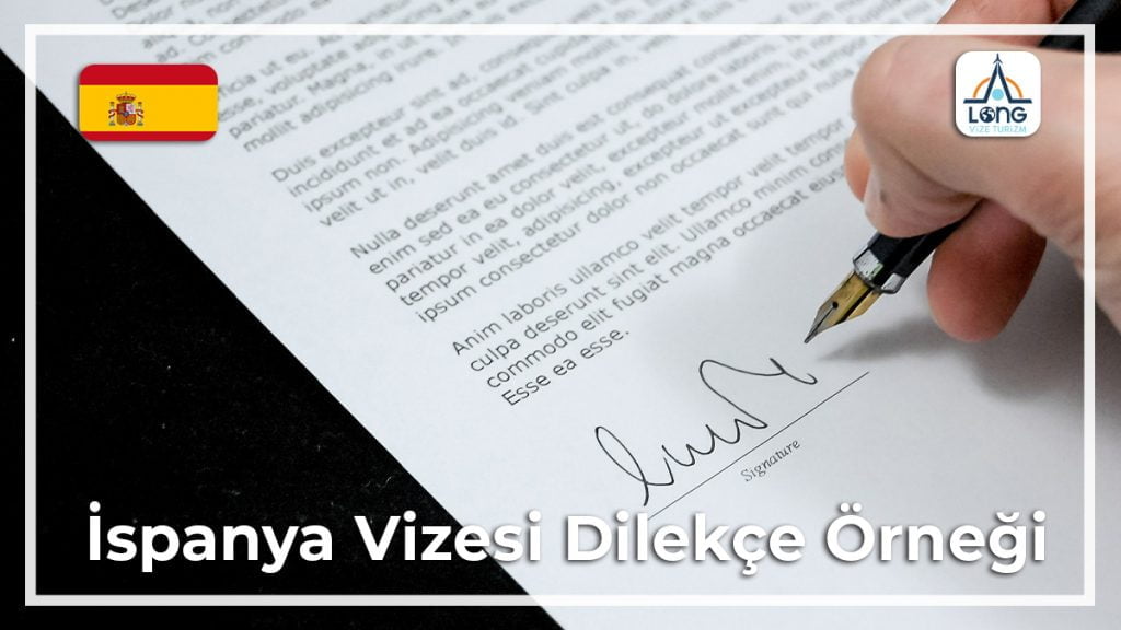 Vizesi Dilekçe Örneği İspanya
