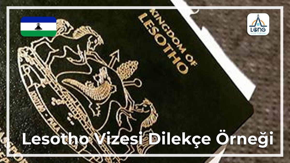 Vizesi Dilekçe Örneği Lesotho