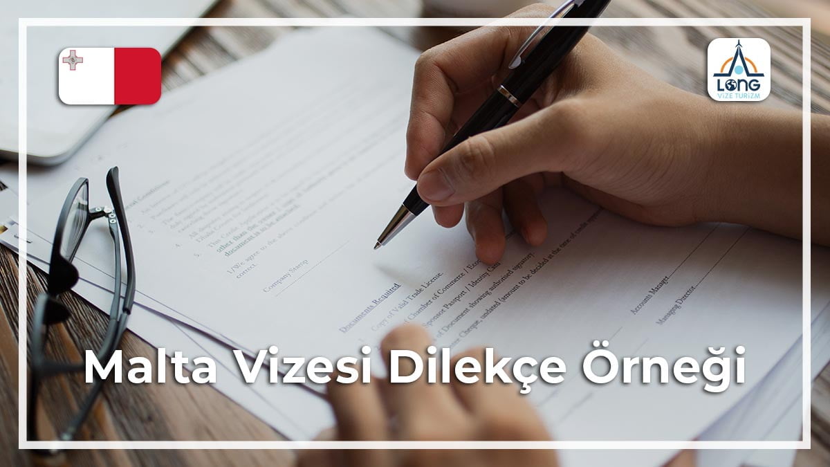 Vizesi Dilekçe Örneği Malta