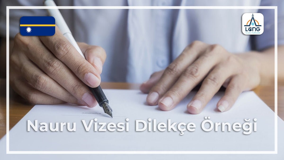 Vizesi Dilekçe Örneği Nauru