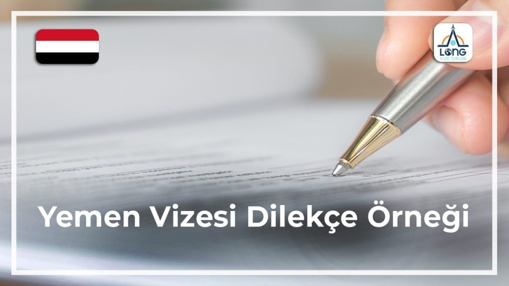 Vizesi Dilekçe Örneği Yemen